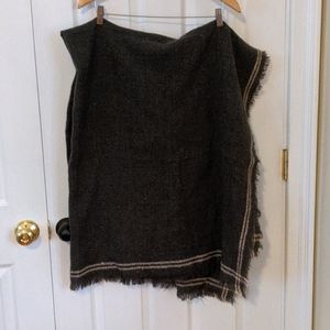 SOLD! Grey Blanket Scarf